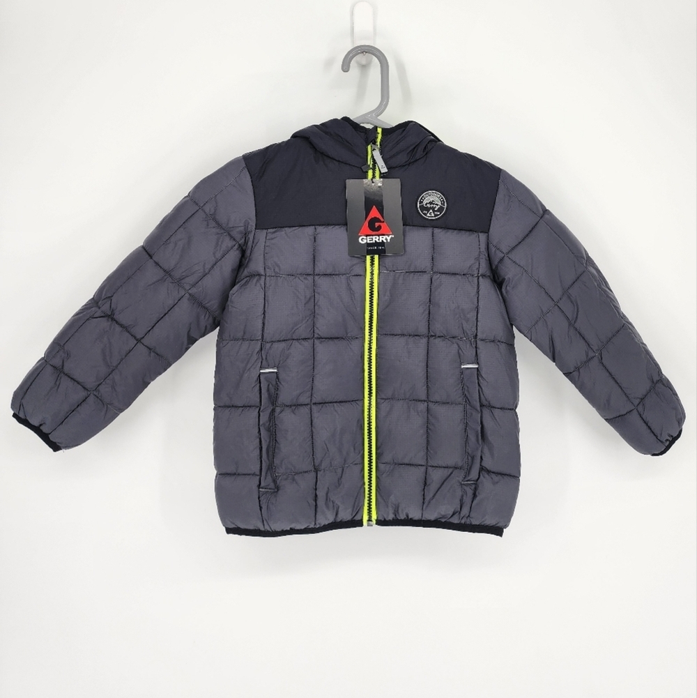 Gerry NWT Torque Puffer Coat Hooded Iron Boy's XS